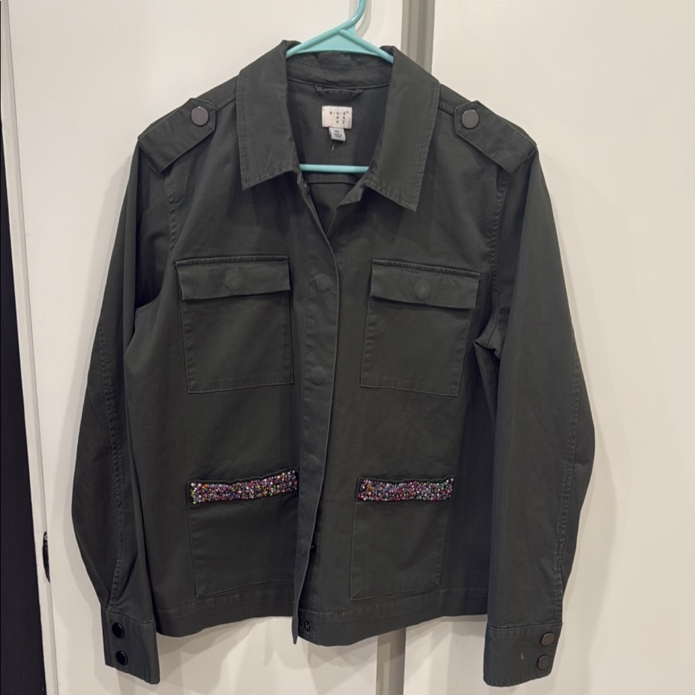 a new day Utility Jacket in Dark Green
